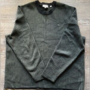 Lacoste Houndstooth Crew Neck